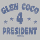 Men's Mean Girls Distressed Glen Coco 4 President T-Shirt