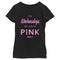 Girl's Mean Girls On Wednesdays We Wear Pink Official Logo T-Shirt