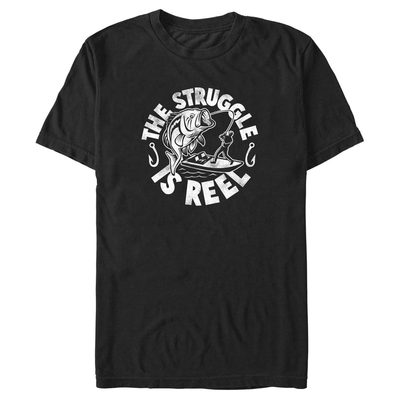 Men's Lost Gods The Struggle Is Reel Distressed T-Shirt