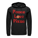 Men's Lost Gods Peace Love Pizza Pull Over Hoodie