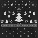 Girl's Nintendo Super Mario Ugly Christmas Tree T-Shirt