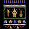 Men's Nintendo Ugly Christmas Sweater Print 8-Bit Link Pull Over Hoodie