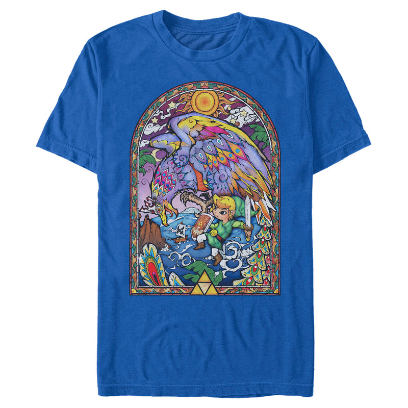 Men's Nintendo Helmaroc King Stained Glass Window T-Shirt