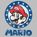 Girl's Nintendo Distressed Americana Mario T-Shirt