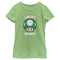 Girl's Nintendo Super Mario St. Patrick's Day Extra Life Mushroom Lucky Charm T-Shirt