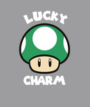 Boy's Nintendo Super Mario St. Patrick's Day Extra Life Mushroom Lucky Charm Pull Over Hoodie