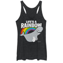 Women's Finding Dory Bailey Life is a Rainbow Racerback Tank Top