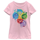 Girl's Inside Out Emotions in Circles T-Shirt