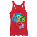 Women's Inside Out Emotions in Circles Racerback Tank Top