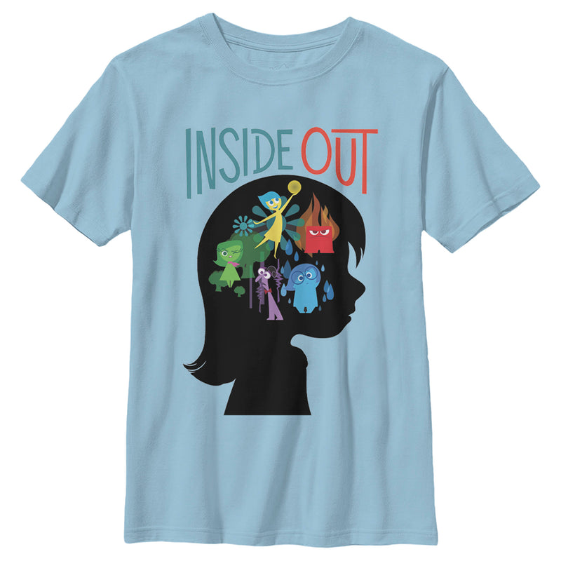 Boy's Inside Out Riley Head Emotions Silhouette T-Shirt