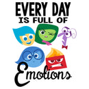 Girl's Inside Out Every Day is Full of Emotions T-Shirt