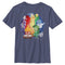 Boy's Inside Out Colorful Circle of Emotions T-Shirt