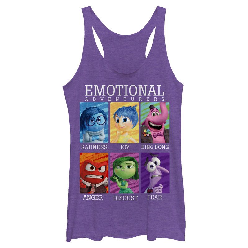 Women's Inside Out Emotional Adventurers Racerback Tank Top