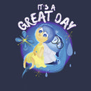 Junior's Inside Out It’s a Great Day Cowl Neck Sweatshirt