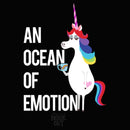 Junior's Inside Out An Ocean of Emotion Unicorn Racerback Tank Top