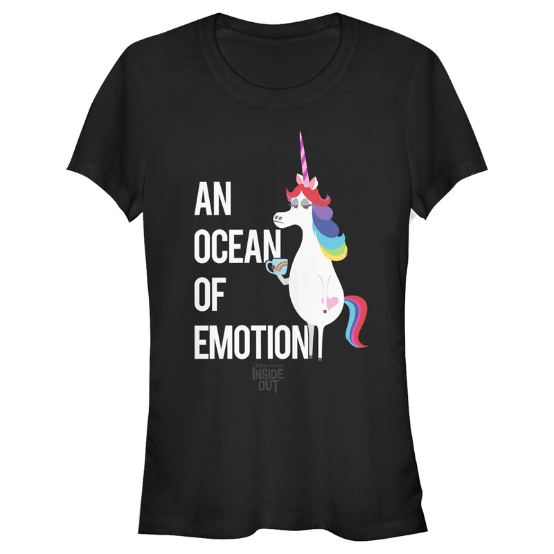 Junior's Inside Out An Ocean of Emotion Unicorn T-Shirt