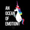 Junior's Inside Out An Ocean of Emotion Unicorn T-Shirt