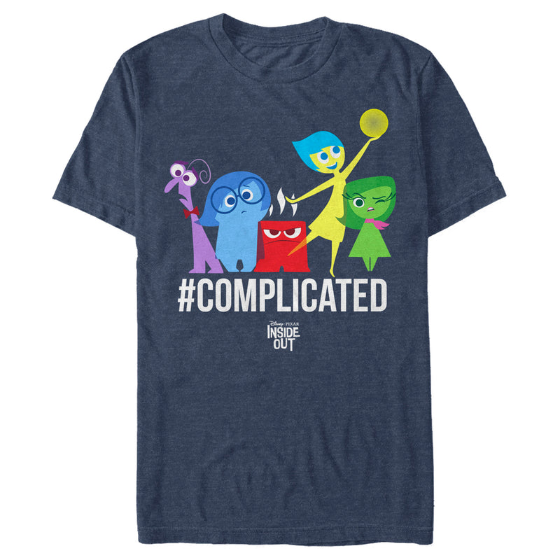 Men's Inside Out Hashtag Complicated Emotions T-Shirt