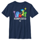 Boy's Inside Out Hashtag Complicated Emotions T-Shirt