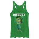 Women's Inside Out Disgust Portrait Racerback Tank Top