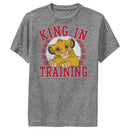 Boy's Lion King Simba King in Training Performance Tee