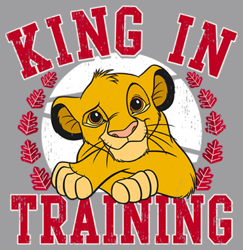 Boy's Lion King Simba King in Training Pull Over Hoodie