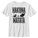 Boy's Lion King Hakuna Matata and Crew Silhouette T-Shirt