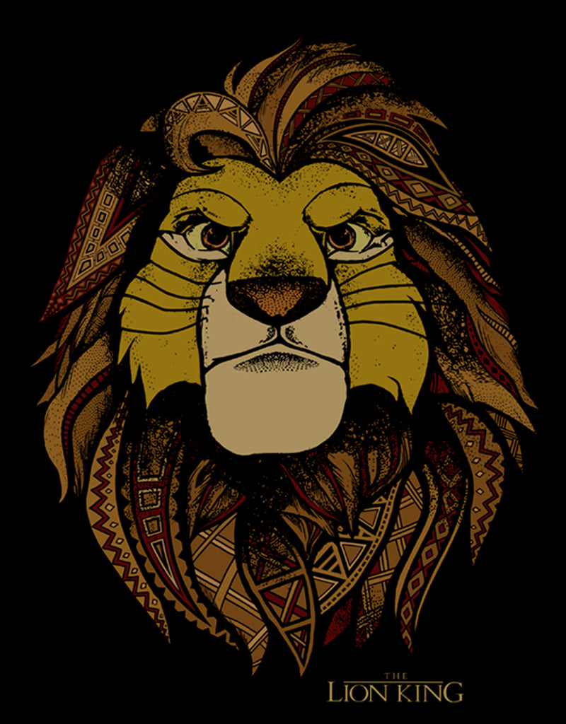 Boy's Lion King Decorative Noble Simba T-Shirt