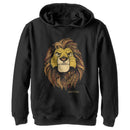 Boy's Lion King Decorative Noble Simba Pull Over Hoodie