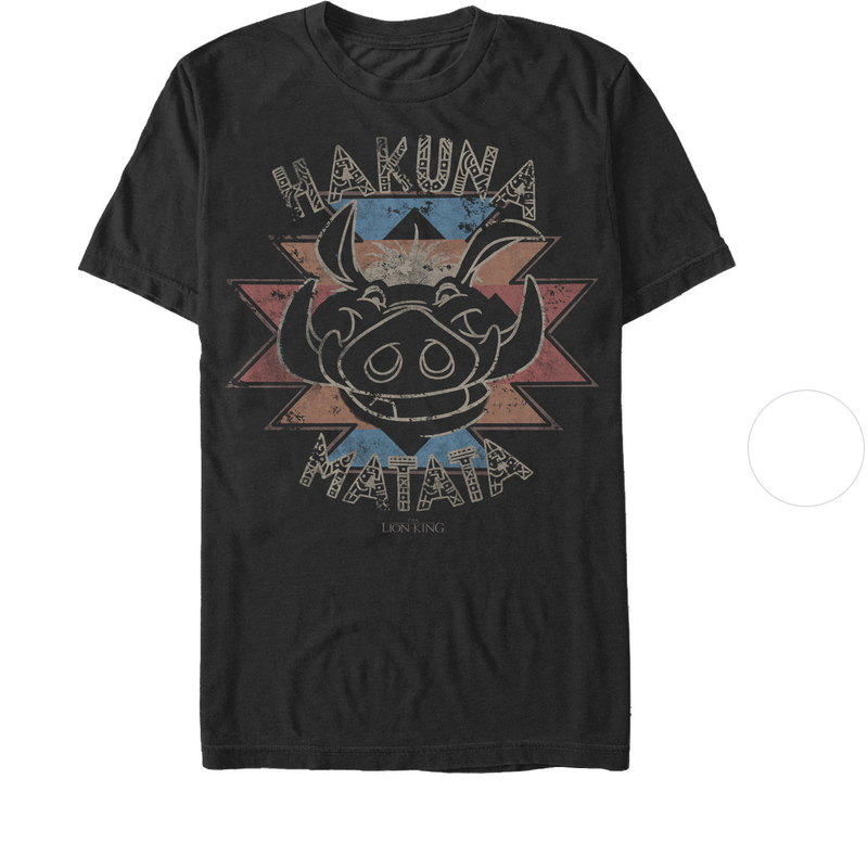 Men's Lion King Pumbaa Hakuna Matata T-Shirt