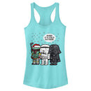 Junior's Star Wars Christmas Boba It's Cold Outside Racerback Tank Top
