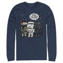 Men's Star Wars Christmas Boba It's Cold Outside Long Sleeve Shirt