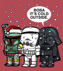 Men's Star Wars Christmas Boba It's Cold Outside Sweatshirt