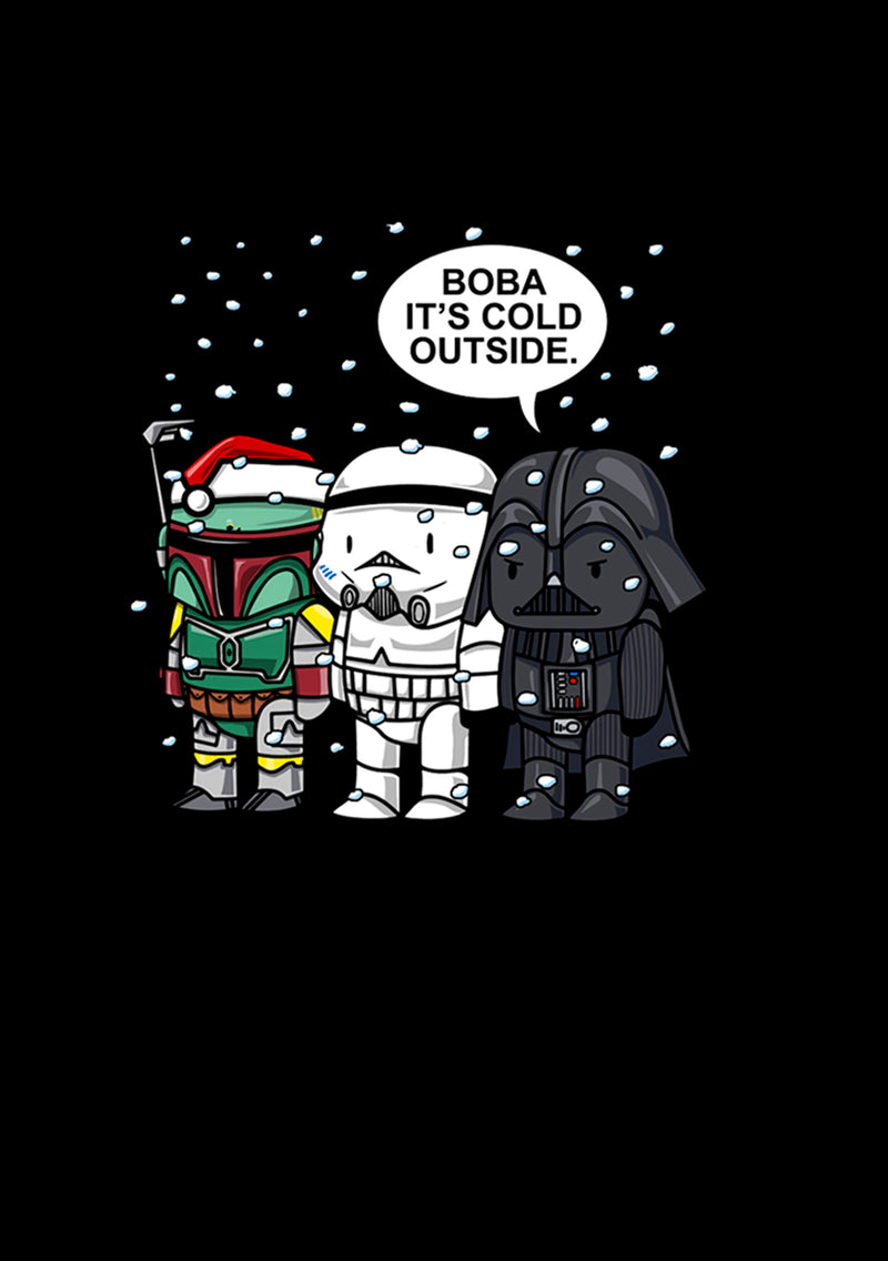 Junior's Star Wars Christmas Boba It's Cold Outside T-Shirt