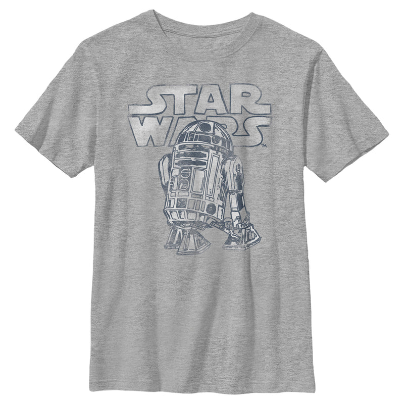 Boy's Star Wars: A New Hope Faded R2-D2 Droid T-Shirt
