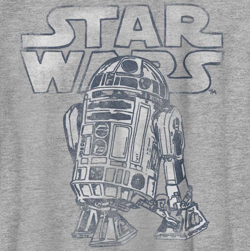 Boy's Star Wars: A New Hope Faded R2-D2 Droid T-Shirt