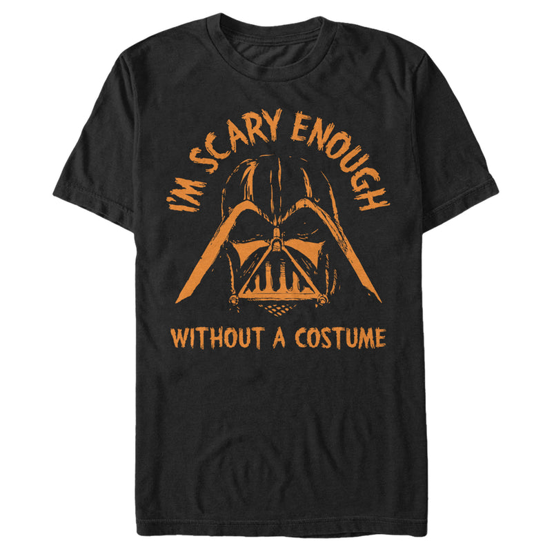 Men's Star Wars: A New Hope Halloween Darth Vader I'm Scary Enough Without a Costume T-Shirt