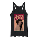 Women's Star Wars Princess Leia Quote I Love You Racerback Tank Top