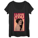 Women's Star Wars Princess Leia Quote I Love You Scoop Neck