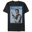 Men's Star Wars Han Solo Quote I Know T-Shirt