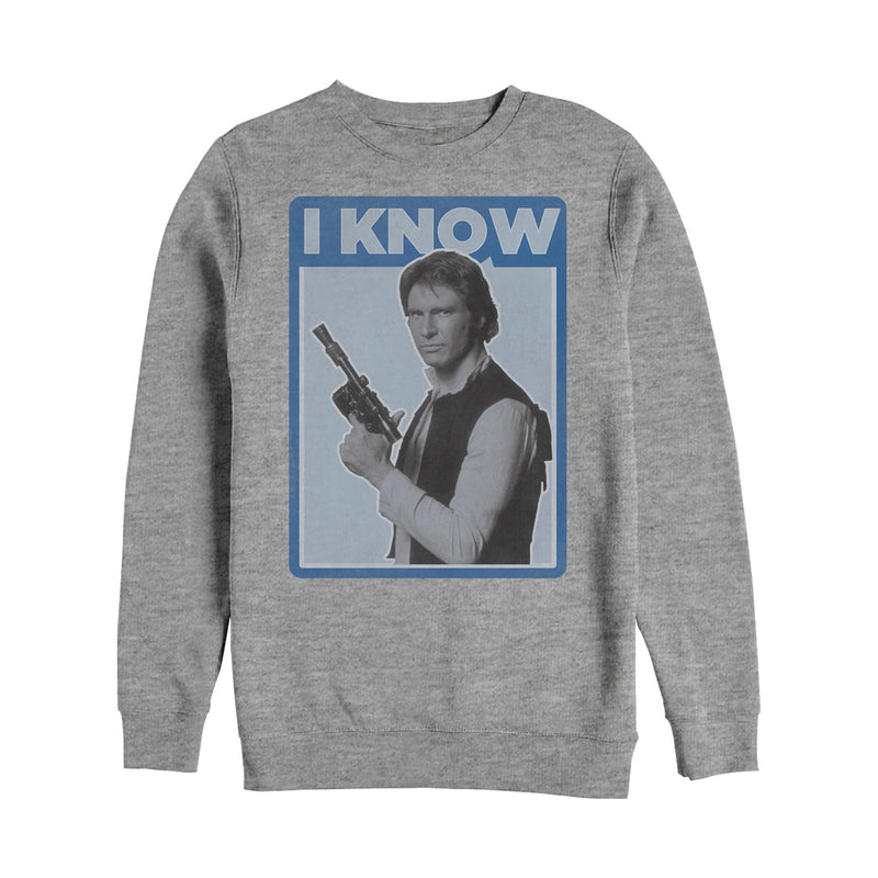 Women's Star Wars Han Solo Quote I Know Sweatshirt