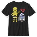 Boy's Star Wars Valentine's Day R2-D2 and C-3PO T-Shirt