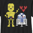 Boy's Star Wars Valentine's Day R2-D2 and C-3PO T-Shirt