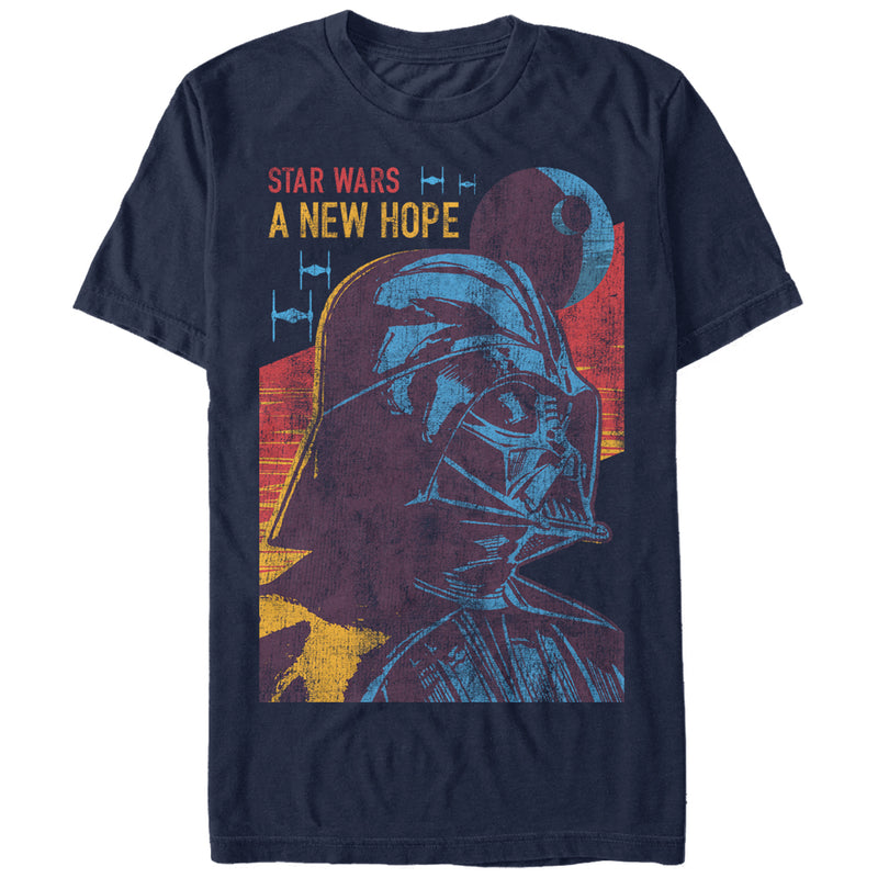 Men's Star Wars Darth Vader and Death Star T-Shirt