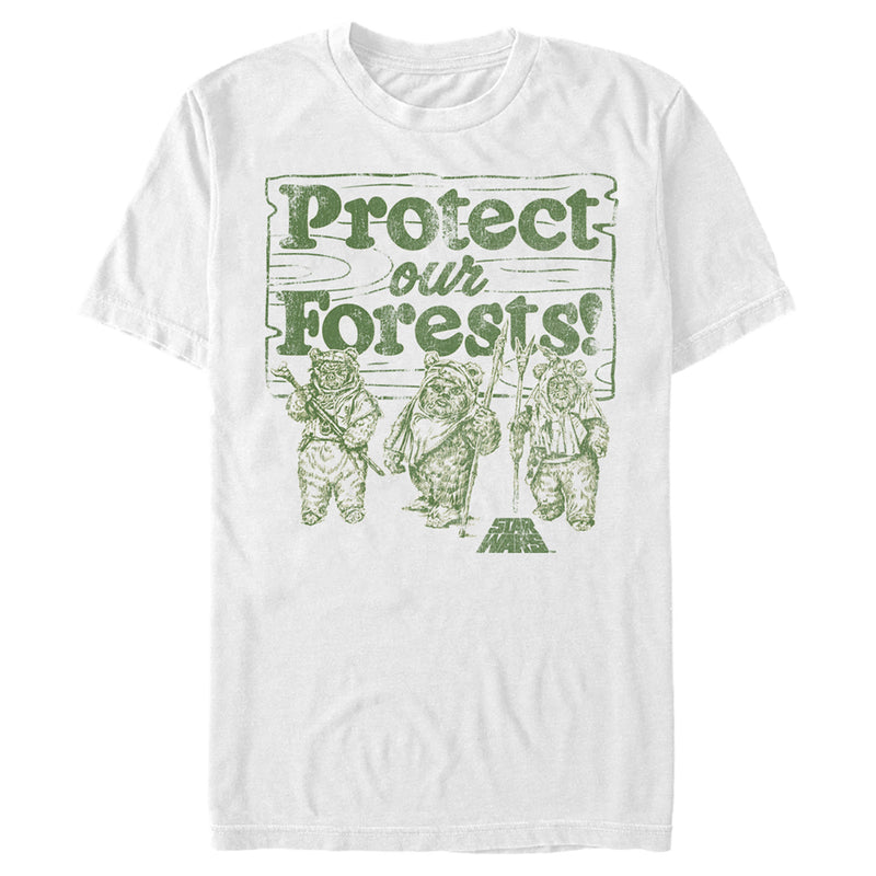 Men's Star Wars Ewok Protect Our Forests T-Shirt