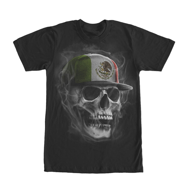 Men's Aztlan Smoke Skull T-Shirt