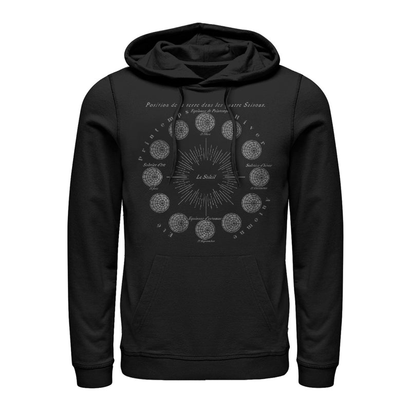 Men's Lost Gods French Four Seasons Cycle Pull Over Hoodie