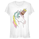 Junior's Lost Gods Unicorn Doughnuts T-Shirt