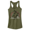 Junior's Lost Gods Distressed Rainbow Horse Racerback Tank Top