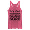 Women's CHIN UP Not Swagger Just Sore Racerback Tank Top